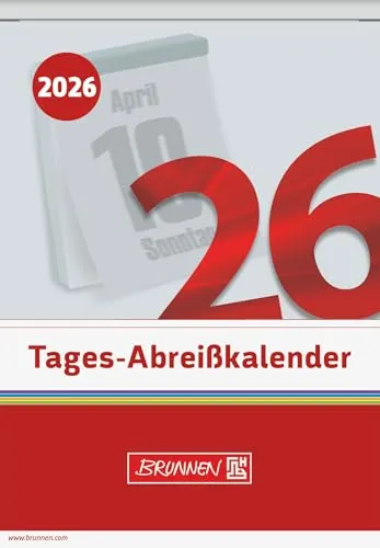 BRUNNEN Abreißkalender 2026 Nr.13 von BRUNNEN
