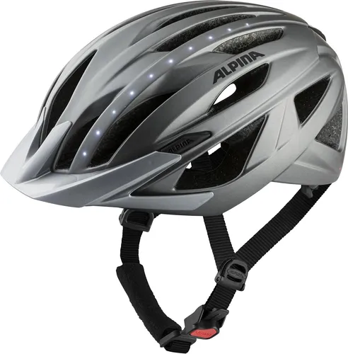 Produktbild Alpina Haga LED MTB Fahrradhelm in Grau, M 51-56