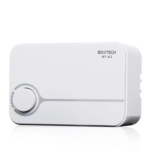 boxtech Aquarium Luftpumpe 5 Watts,Einstellbare Sauerstoffpumpe 2 Luftauslässe.Einstellbare Membranpumpe,Luftsprudler Fisch Pumpe für Aquarien