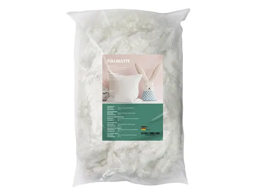 1kg Bastelwatte Füllwatte Kissenfüllung Füllmaterial Bastelmaterial 9,99EUR/kg