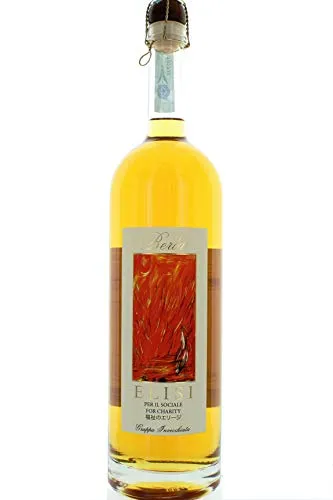 Berta Elisi 1 Liter 43% Vol. Tresterbrand - Hochwertiger Tresterbrand aus dem Piemont, Italien, mit 43% Vol. Alkoholgehalt - ein Genuss für Kenner.