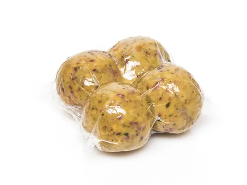 Südtiroler Speckknödel 4 Stk. ca. 320 gr. - Metzgerei Steiner - Nudeln & Pasta, traditionelle Südtiroler Speckknödel, ideal für deftige Gerichte und echte Feinschmecker.