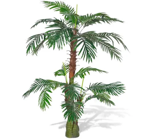 Kunstpflanze Cycas-Palme 150 cm – Grüne Deko für Ihr Zuhause - Hochwertige Kunstpflanze in lebendigem Grün, ideal zur Verschönerung jedes Raumes. Mit einer Höhe von 150 cm bringt sie frisches Flair in Ihr Zuhause.