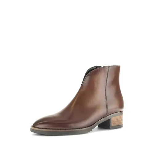 Gabor Damen Cowboy Stiefel, Frauen Stiefel,grau,beige,Lack,braun,klassisch,Komfort-Mehrweite,modisch,orthopaedisch,Sattel (Effekt),37 EU / 4 UK