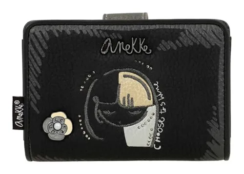 Anekke Geldbörse Nature Koko RFID Wallet Multicolor schwarz
