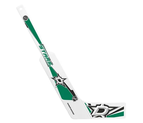 Mini Torwart-Schläger Plastik NHL - Dallas Stars - Kompakter Mini Schläger für Eishockey und Kniehockey, ideal als Souvenir oder für den Spaß im Garten. Perfekt für Fans der Dallas Stars und für linke oder rechte Hand geeignet.