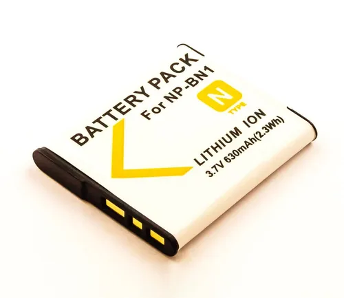 MobiloTec Akku kompatibel mit Sony NP-BN Akkupacks Akku 580 mAh