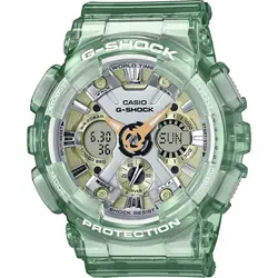 Casio GMA-S120GS-3AER Unisex Uhr (Ø 49 mm) - Armbanduhr mit multicolor Design, 20 bar wasserdicht und vielseitigen Funktionen wie Stoppuhr und Alarm – ideal für aktive Lebensstile.