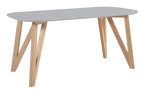 SalesFever Esstisch 180x90 cm - Eiche Grau, stilvoll und robust - Esstische - Moderner Esstisch in Eiche Grau, ideal für gesellige Runden und langlebig durch hochwertige Verarbeitung.