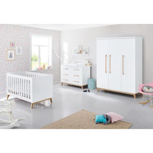 Pinolino Riva extrabreit (Babybett, Kinderkleiderschrank, Wickelkommode) (103415XG)