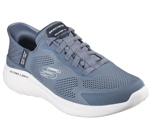 Skechers Sneaker 232459 SLIP-INS BOUNDER 2.0 - EMERGED in Blau, Größe 43 - Sneaker mit bequemem Slip-In Design, ideal für den Alltag und in modischem Blau, perfekt für Herren in Größe 43.