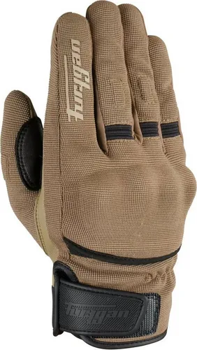 Furygan Jet D3O Motorradhandschuhe S - Sommer Touring in Sand-Schwarz - Motorradhandschuhe für Sommerfahrten mit D3O Protektoren für optimalen Schutz und hohe Griffigkeit an der Innenhand. Ideal für Onroad und ATV Aktivitäten.