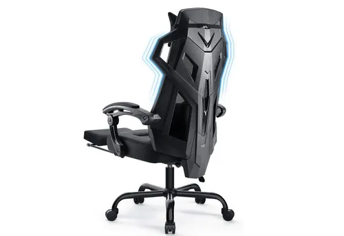 GTPLAYER Ergonomischer Bürostuhl - Gamingstuhl mit verstellbarer Lordosenstütze - Bürostühle mit ergonomischem Design, bietet ultimativen Komfort und Unterstützung für lange Gaming-Sessions, ideal für Home Office und Spieler.