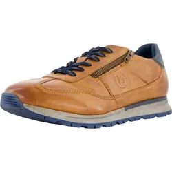 Bugatti Sportliche Schnürschuhe Herren 31383734383235 Braun 45 EU - Schnürer aus hochwertigem Leder, ideal für den täglichen Gebrauch. Bequeme Gummisohle und stilvolles Design in Farbe 6300 cognac sorgen für Komfort und Eleganz.