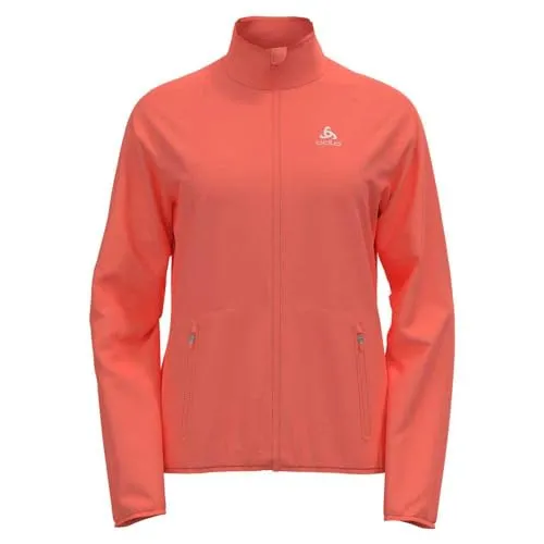 ODLO Laufjacke Damen Essential Light - Atmungsaktive Sportjacke - Sportjacken aus 100% recyceltem Polyester mit winddichtem Schutz und optimalen Belüftungszonen für maximalen Komfort beim (Trail-) Running.