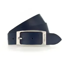 Tamaris Ledergürtel mit glänzender Schließe in blau von Tamaris