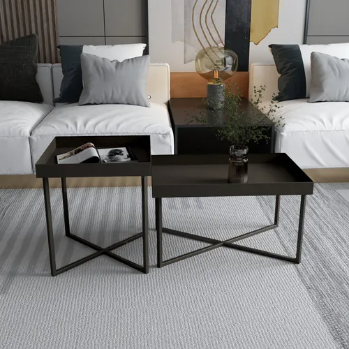 Rechteckige Couchtische von en.casa