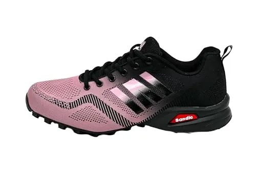 Ablovo® Damen Herren Sportschuhe Sneaker Turnschuhe Laufschuhe Freizeit Schuhe 36-46 (Helllila-Schwarz, EU Schuhgrößensystem, Jugendliche, Herren, Numerisch, M, 40)