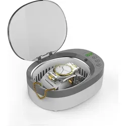 Professionelles Ultraschallreinigungsgerät 46000Hz mit 600ml Wassertank - Sonstige Reinigungsgeräte mit 46000Hz Ultraschallwellen für gründliche Reinigung von Schmuck, Brillen und mehr. Einstellbarer Timer und Edelstahlbehälter für einfache Handhabung.