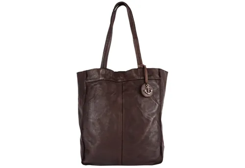 Harbour 2nd Damen Shopper Elbe 1 - Stilvoller Begleiter in Braun - Damen-Shopper mit geräumigem Hauptfach und Innentasche mit Reißverschluss für optimale Organisation. Der weiche Griff sorgt für hohen Tragekomfort.