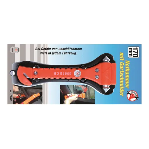 BGS-50615 Nothammer mit Gurtschneider von BGS technic