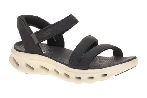 Skechers GO Walk Glide Step 2.0 Sandal Damenschuhe 141269 BKW 141269 BKW Schwarz, EU 36