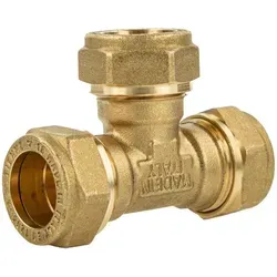 Bevo - Ms-klemmringverbinder T-stück, Verschraubung 18 X 18 X 18 Mm