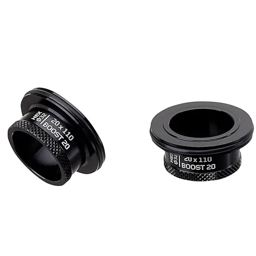 Spank HEX Ø32 Front Hub Boost 20x110 Adapter - Schwarz - Sonstiges Fahrradzubehör, passt perfekt zu HEX Ø32 J-Type F15/20 Vorderradnaben und ermöglicht eine einfache Anpassung auf 20 x 110 mm.