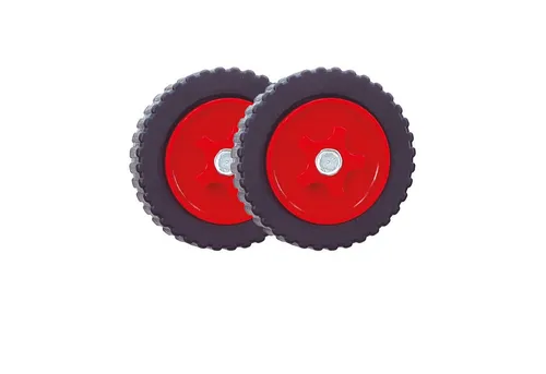 Genius Akku-Rasentrimmer Rotorazer 8in1 Gartengerät Räderpaar, (1.tlg- SET), Umbau zum Rasenmäher