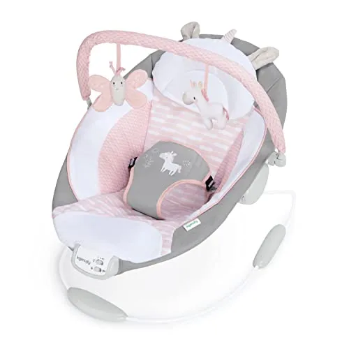 ingenuity Babywippe Soothing Bouncer Flora the Unicorn