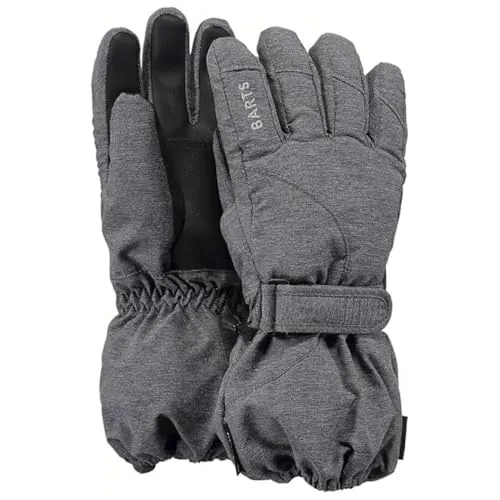 Barts Tec Gloves dark heather (19) 5 - Kinder Skihandschuhe - Outdoor Handschuhe für Kinder mit extra langer Stulpe, wasserabweisend und aus 70% recyceltem Polyester für optimale Wärme und Komfort bei winterlichen Aktivitäten.