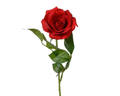 Decoris Künstliche Rose mit Stiel 55 cm von Decoris Season Decorations