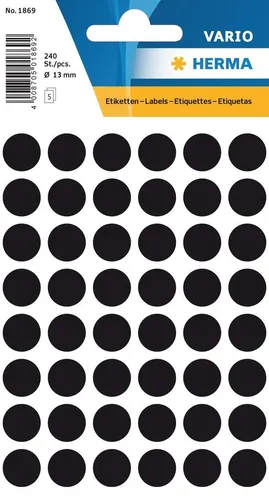 Etiketten & Anhängerschilder Schwarz von HERMA