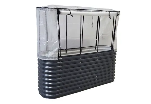 osoltus Hochbeet osoltus Hochbeet Gartenbeet Pflanzbeet BIG mit Gewächshaus