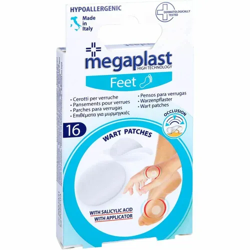 WARZENPFLASTER 2 Größen 1,2 cm+1,9 cm megaplast