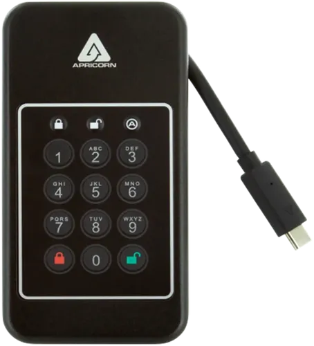 Apricorn Aegis NVX - SSD - verschlüsselt - 500 GB - extern (tragbar)