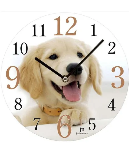 Lowell Justaminute 14846 Wand- / Tischuhr in beige von Lowell