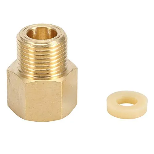 TOPINCN Tankadapter, CO2 Tank Adapter Messing Flaschentank W21.8 CGA320 Adapter Konverter(CGA320 konvertieren zu W21.8)