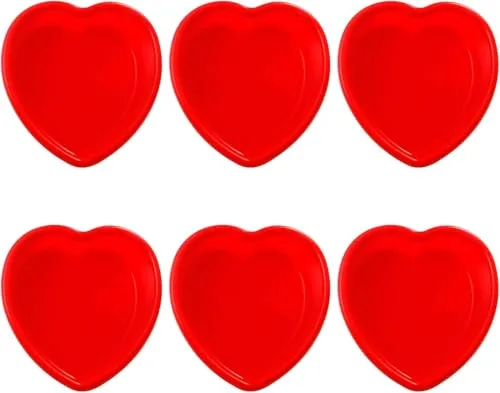 KIBBEH Silikon Kuchenform Herz 11 cm, Antihaft Muffin Backform für Cupcakes, Pudding und Mini-Kuchen, Geeignet für Mikrowelle und Heißluftfritteuse