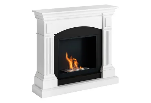 TAGU Kamin Magna weiß Ethanol – Eleganter Bioethanol-Kamin - Der TAGU Kamin Magna in Weiß kombiniert zeitlose Eleganz mit modernem Design. Genießen Sie echtes Feuer ohne Rauch und Asche – ideal für sofortige Gemütlichkeit in jedem Raum.