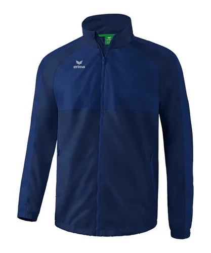 Erima Kinder Team Allwetterjacke, new navy, 140 - Funktionsjacken mit wasserdichtem Obermaterial und 1.200 mm Wassersäule, ideal für sportliche Aktivitäten bei jedem Wetter.
