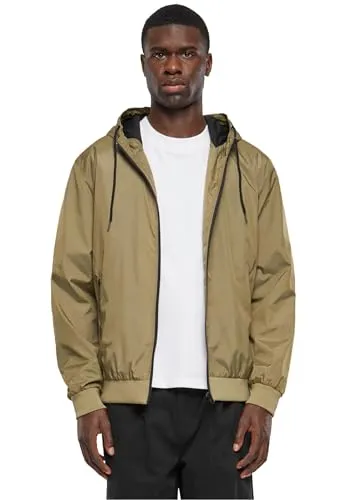 Urban Classics Herren Jacke Contrast Windrunner - Funktionsjacke mit winddichter Funktionalität, ideal für Übergangszeiten und windige Tage, ausgestattet mit Kapuze und Reißverschluss für zusätzlichen Komfort.