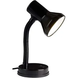 Brilliant Schreibtischlampe Junior mit E27-Fassung, mit Standfuß, schwarz