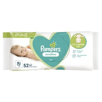 Pampers Sensitive 52 Stück.