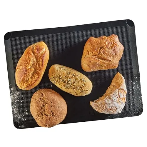 Lurch 12451 FlexiForm Backunterlage 30x40cm aus 100% BPA-freiem Platin Silikon, schwarz