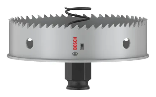 Bosch 1x PRO Sheet Metal Power Change Plus Lochsäge (für Edelstahlbleche, Stahlbleche, Ø 102 mm, Professional Zubehör Bohrmaschine)