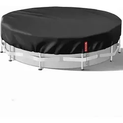 Poolabdeckung Poolplane Oxfordstoff 420D UV Schutz 780CM Schwarz