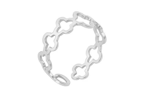 Heideman Fingerring Pilus silberfarben (Ring, 1-tlg., inkl. Geschenkverpackung), One Size Ring Frauen