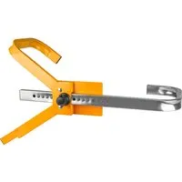 Calima Radkralle für 13-16 Zoll Räder - Robuste Radkralle für Pkw, Wohnmobile und Anhänger, idealer Diebstahlschutz dank Sicherheitsschloss, passend für 13-16 Zoll Räder und Reifenbreiten bis 225 mm.