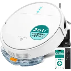 SereneLife Saugroboter mit Wischfunktion